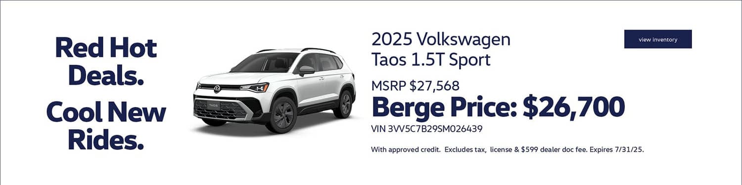 View Inventory at Berge VW